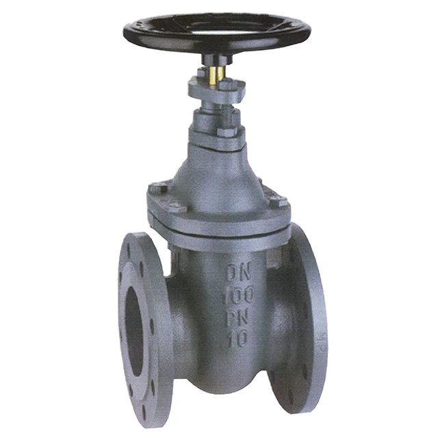 Flange Ends Cast Iron 6 inch jis 10k gate valve