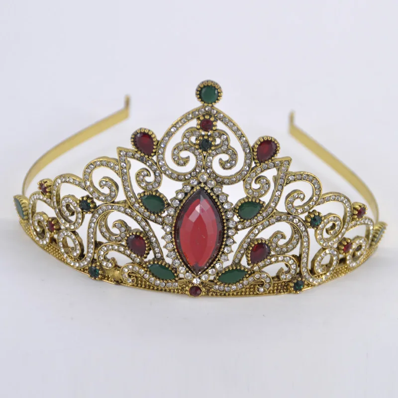 Wedding Crown Queen Bridal Tiaras Bride Jewelry Headband Wedding Accessories Diadem Luxury Hair Ornaments