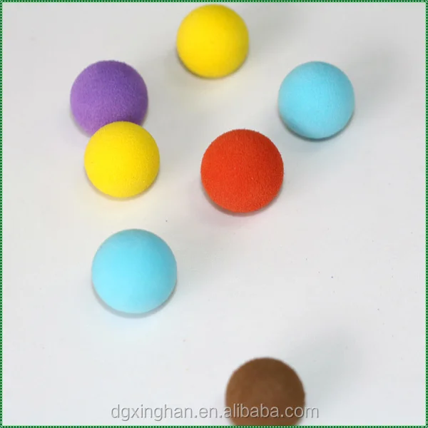 Cheapest Colorful 15mm 17mm 19mm 21mm eva foam ball/toy balls
