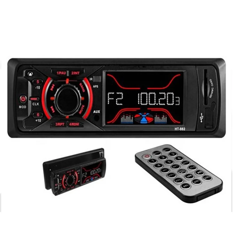 Универсальный автомобильный стерео MP3-плеер с дистанционным управлением с BT USB SD есть FM AM RDS радио siri