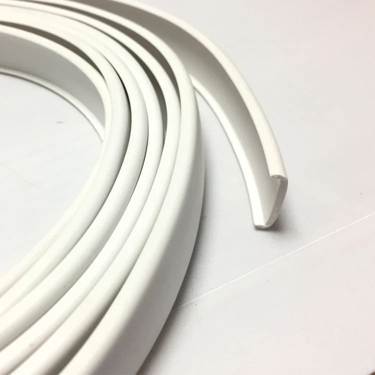 Extrusion Round Plastic Edge PVC Strip Flexible U Channel Trim
