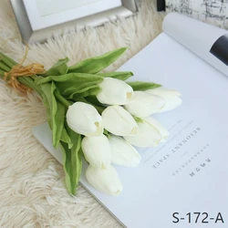 S-172 PU Tulips Artificial Flowers Real touch Artificial Flower Bouquet Artificial Flower Decoration