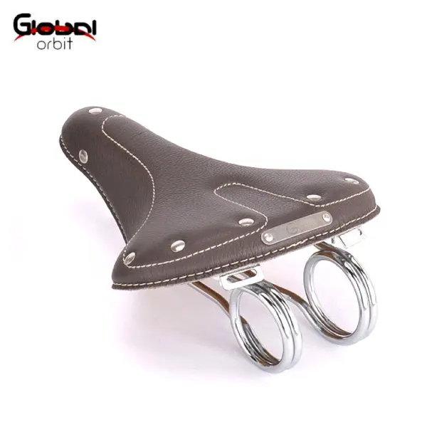 Sport Road Bike Comfortable Durable Leather Colorful Bicycle Saddle Seat