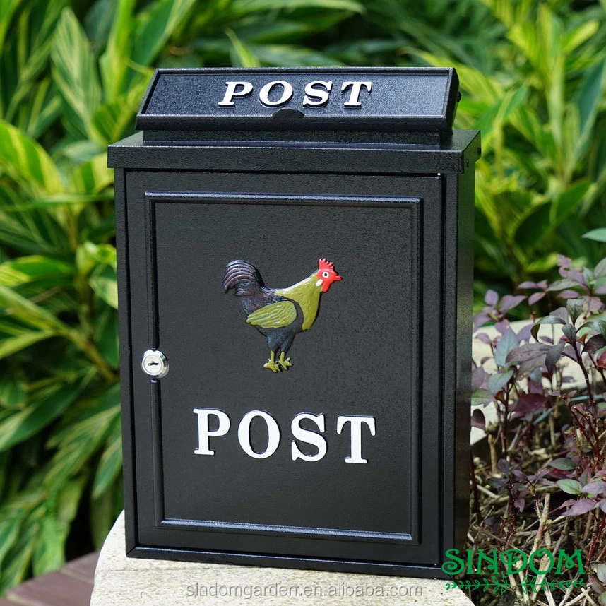 Sindom New Design Outdoor Wall Mount Residential Aluminium Mailbox