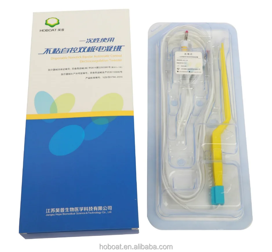 Bipolar Coagulation electric Forceps with cable
