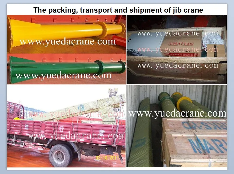 BZ Model electric turning column mounted Jib Crane 3 ton jib crane