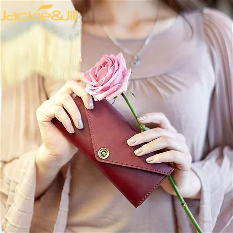 Сумочкаrse bolsas femininas Оптовая Продажа красная роза кошелек из натуральной кожи женский минималистский кожаный чехол-кошелек с изготовленным на заказ