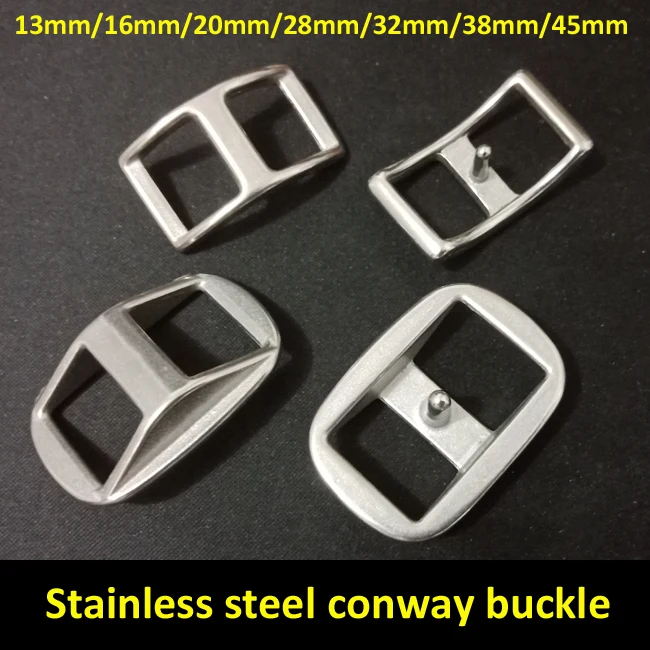 stainless steel conway buckle saddle hardware