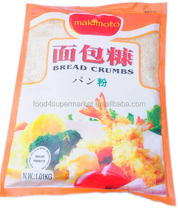 
 4-6mm kosher certificated 1kg white panko for fry chicken legs  