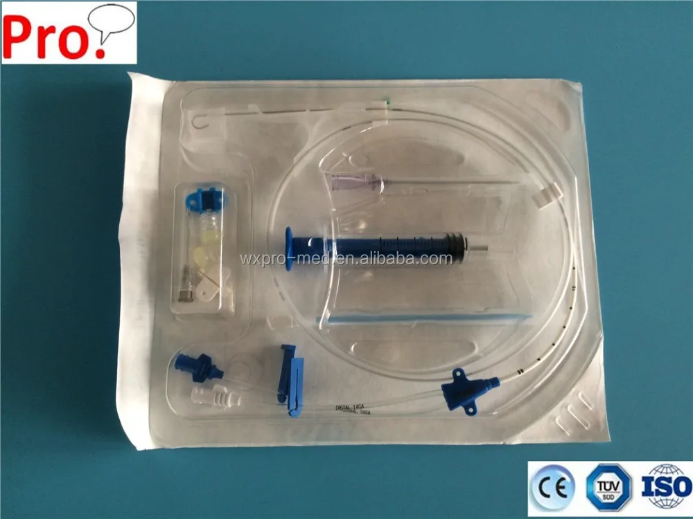 
CE/ISO 13485 PICC/Haemodialysis Catheter Kit 