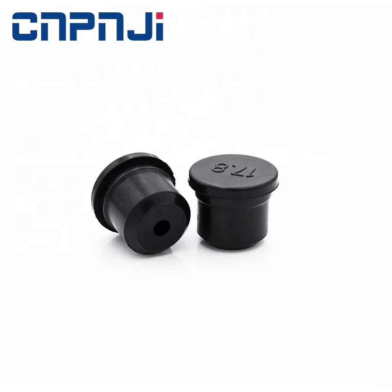 Grease Resistant EPDM Rubber NBR Rubber  Stopper Spare Sealing Plugs for Single Hole Cable Gland