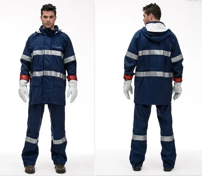 11.8cal FR Arc Flash Electric resistant Rainwear Suit