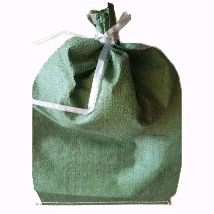 
Factory custom pp woven zipper drawstring nylon rope recycle sand bag in bulk 