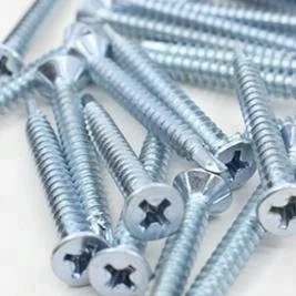 Phllips Ribs Flat Head zinc plated, Self Drilling Screw C1022