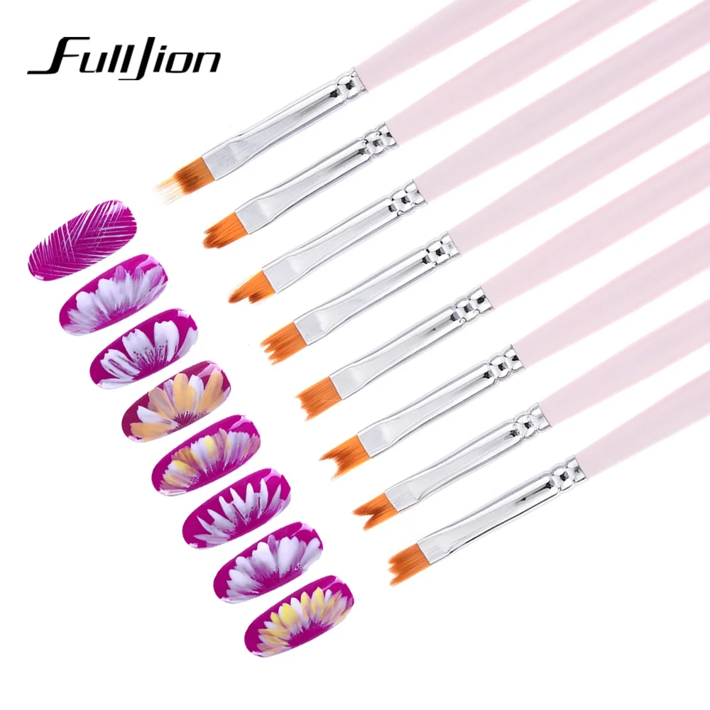
Fulljion Acrylic Nail Gel Brush DIY Flower Drawing Liner Pen Nail Art Brushes  (62035920275)