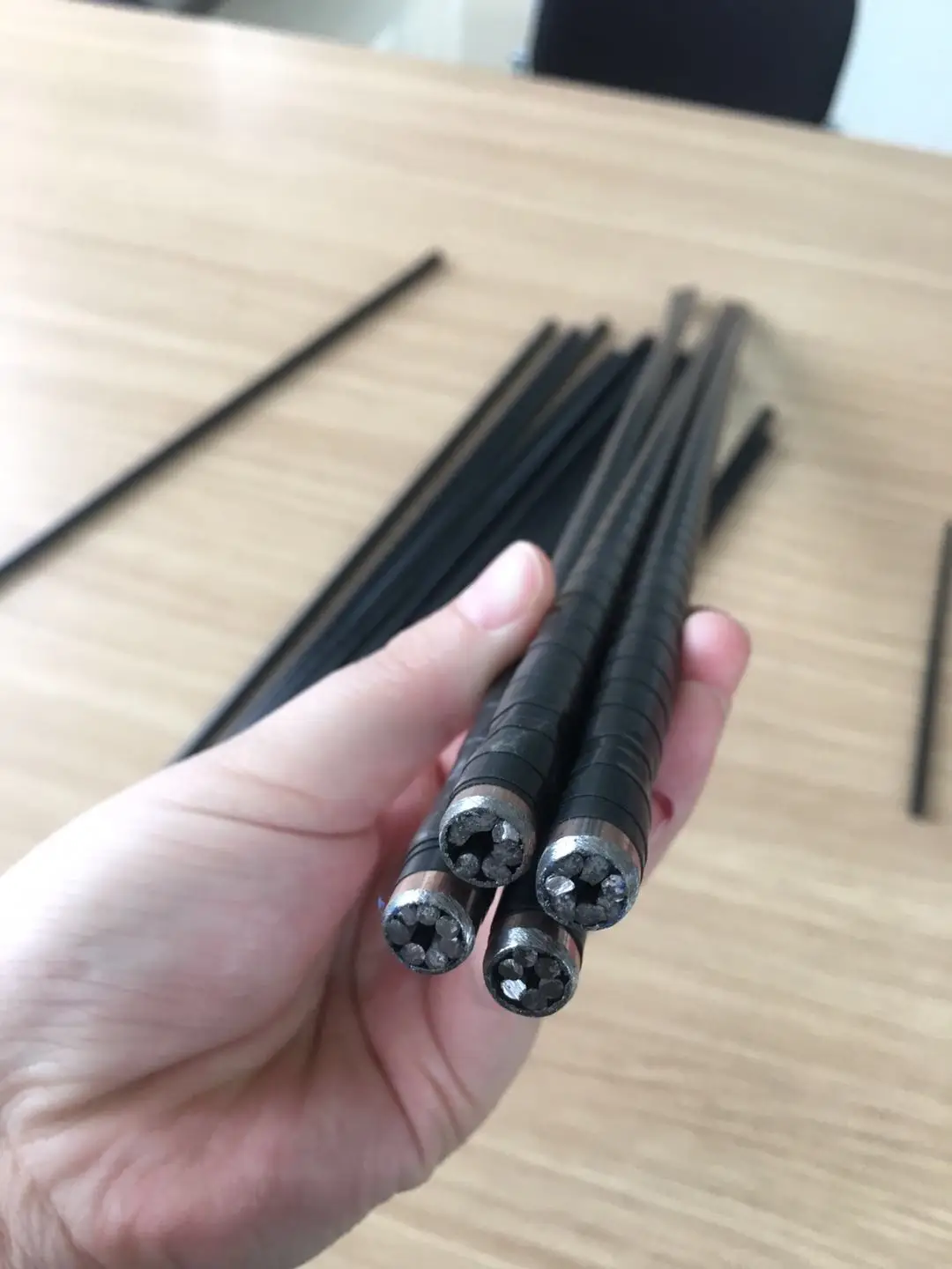 underwater cutting lance for diver cutting large mooring shackle