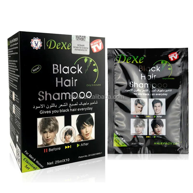 Best price for imported hair dye color shampoo, yucaitang fast black hair shampoo