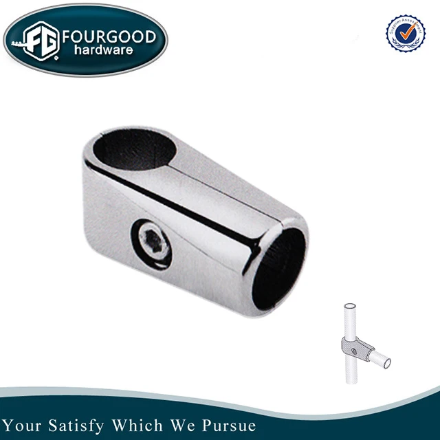 Metal Pipe Endtube Connector systems hdpe pipemetal pole connectors 25mm round tube 2 ways