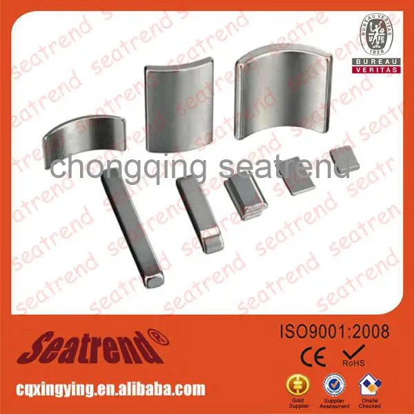 Высокая производительность 10000 Гаусс Сильные магниты Сегмент Постоянный неодимовый Arc