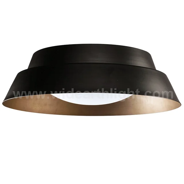 
 UL CUL Listed Hotel Ceiling Lamp Iron Black With Acrylic C20094  