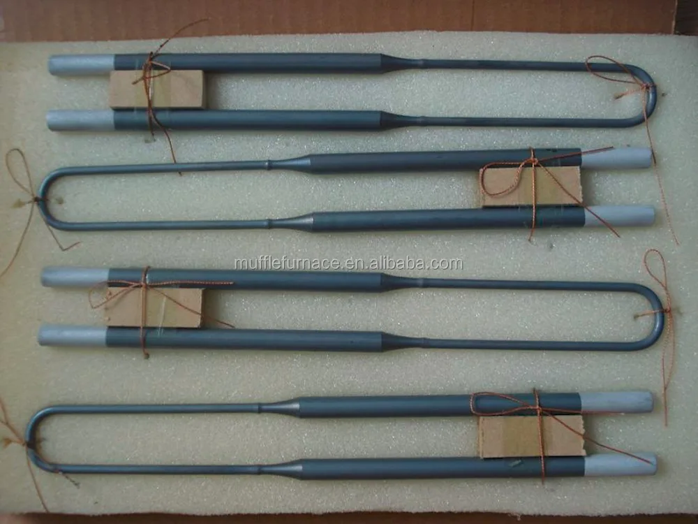 High temperature 1700 muffle furnace mosi2 heating elements