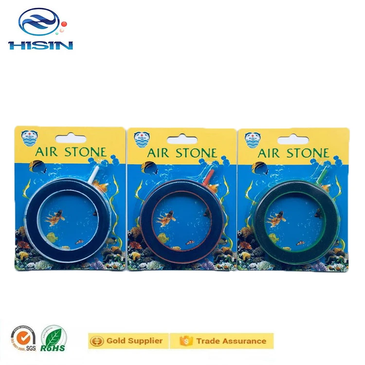 Aquarium accessories indoor fish farming circle oxygen diffuser air stone for fish tank decoration