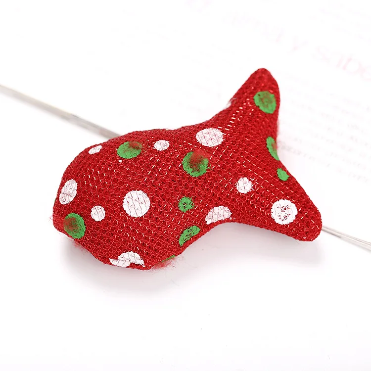 wholesale manufacturer christmas fish cat toy catnip