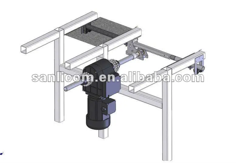 Greenhouse Style A Shading Rack & Pinion
