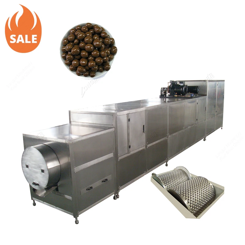 100-150kg/h Automatic Chocolate Lentil Granulating Machine Chocolate Egg Making Machine