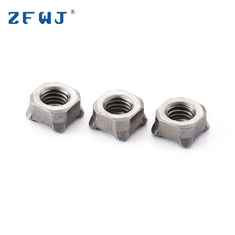 Galvanized custom caged nut M10
