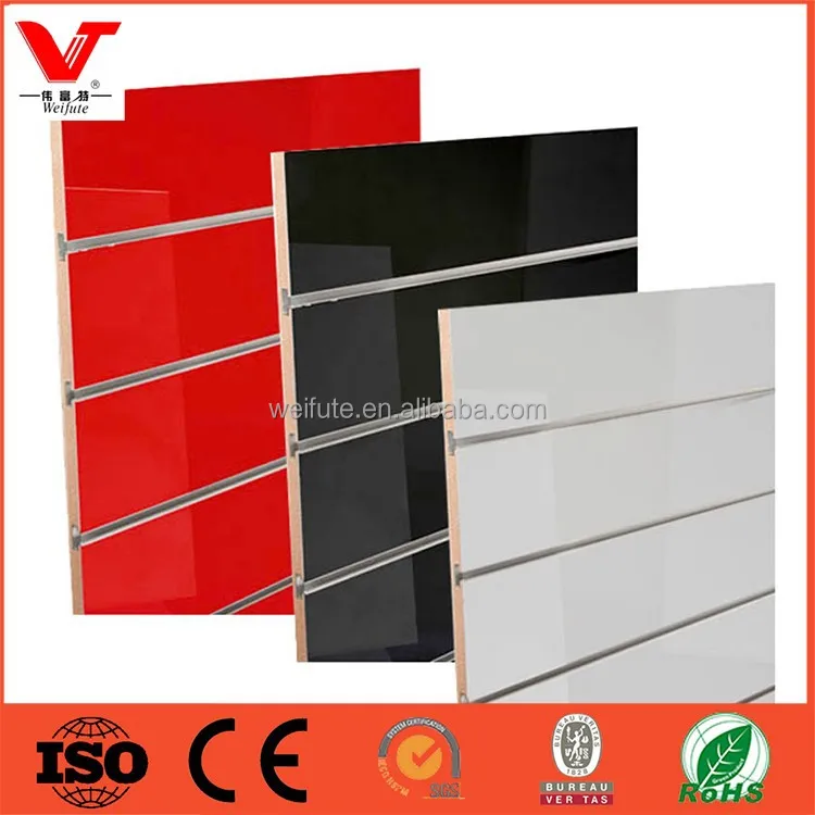 
Low Price slotted mdf board,slat wall panel, slatwall board 