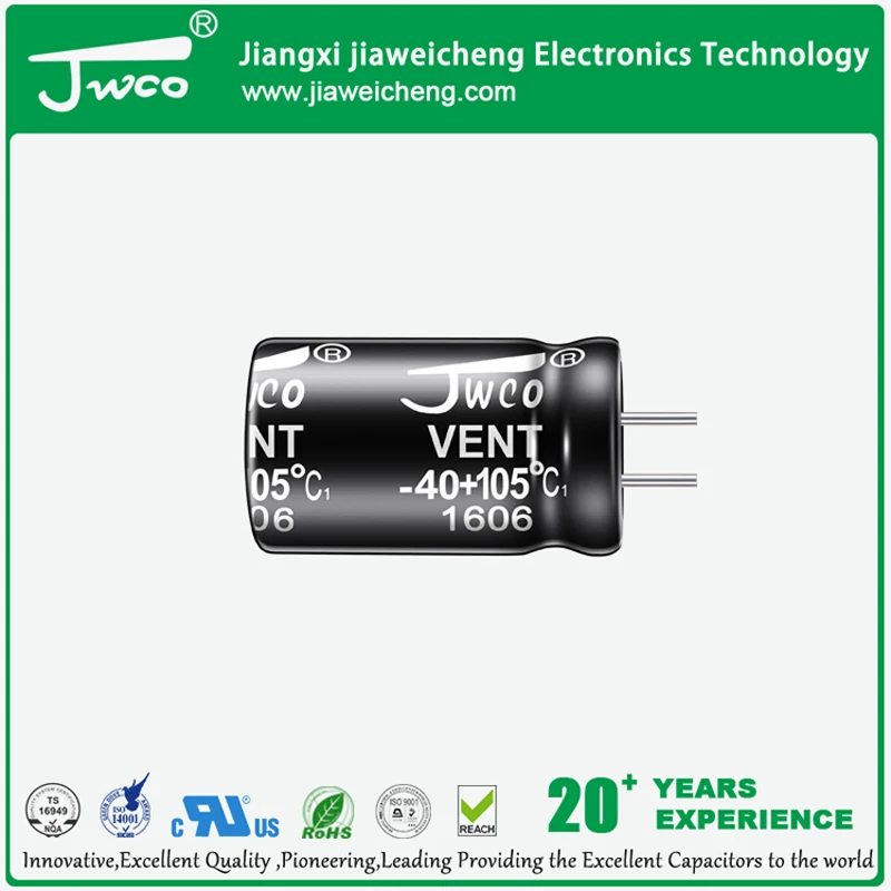 КМ серии алюминиевых электролитических конденсаторов 2 мкФ JWCO 400 В для продажи