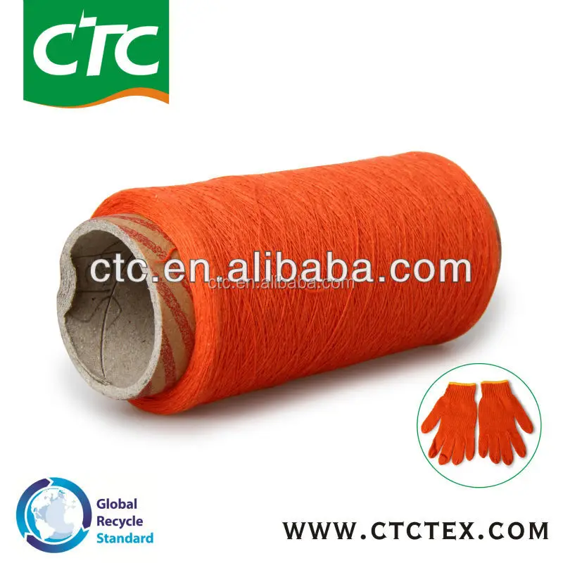 
regenerated cotton/polyester yarn for glove 