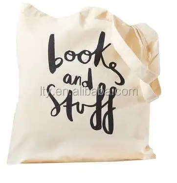 Fashion Popular OEM Durable Natural Cotton Tote Shopping Packing Bag