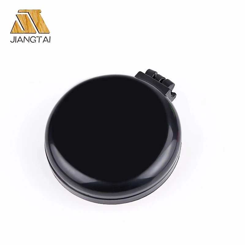 Jiangtai ABS plastic hairbrush round hair comb foldable hair brush with mirror