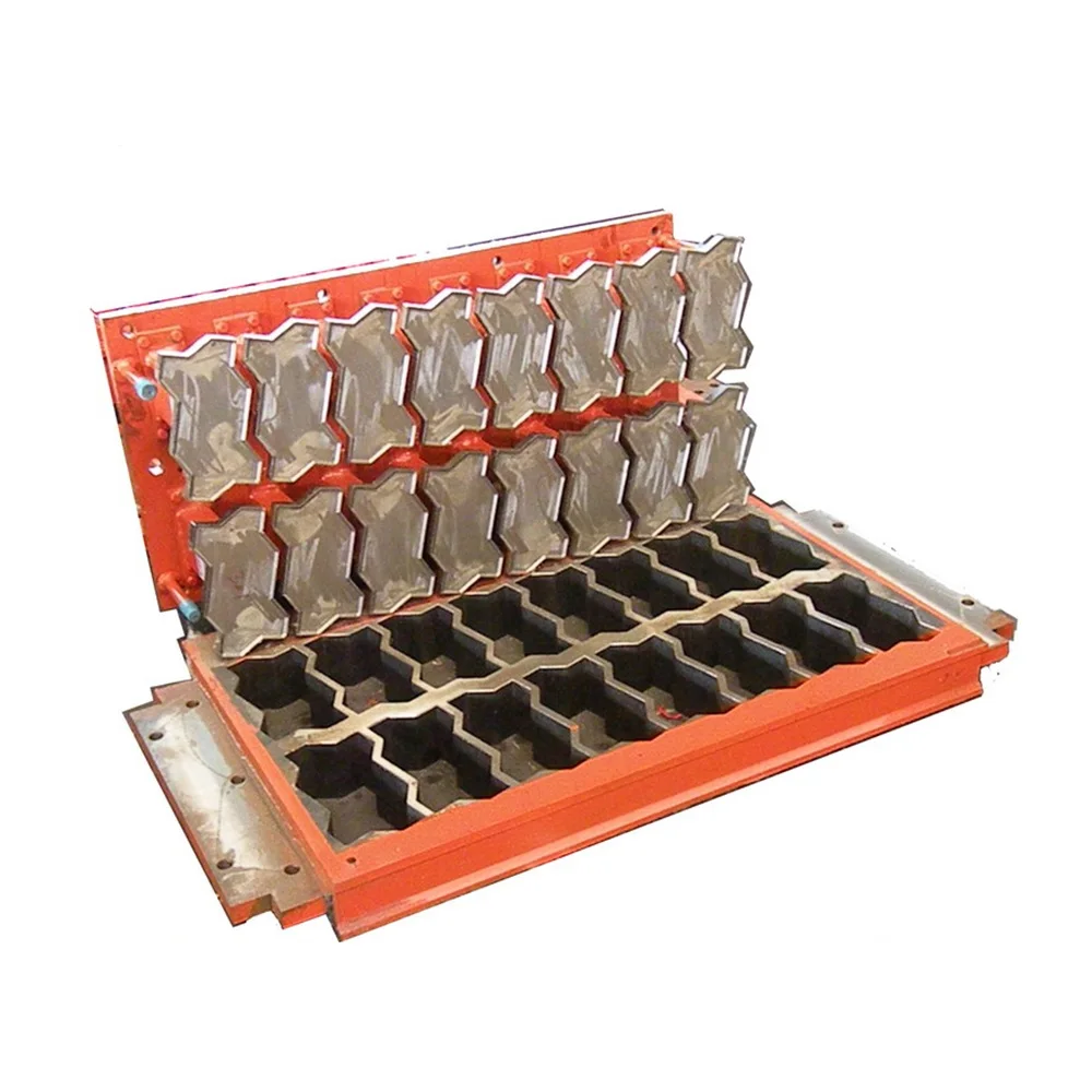 Brick concrete block machine mould made of cement