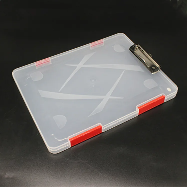 Производитель OEM, дешевый полипропиленовый прозрачный портативный офисный ящик для хранения документов формата А4, стационарный ящик для бумаг