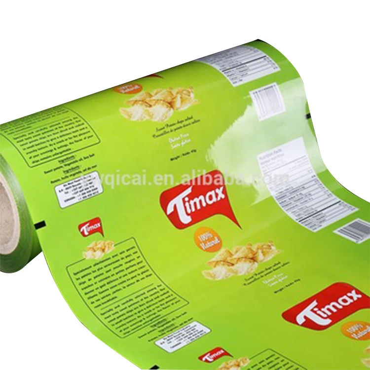 Multiple Extrusion Colorful Printing Laminated Plastic Sachet Food Packaging Film Roll For Snack Chocolate Chips Drinking Juice