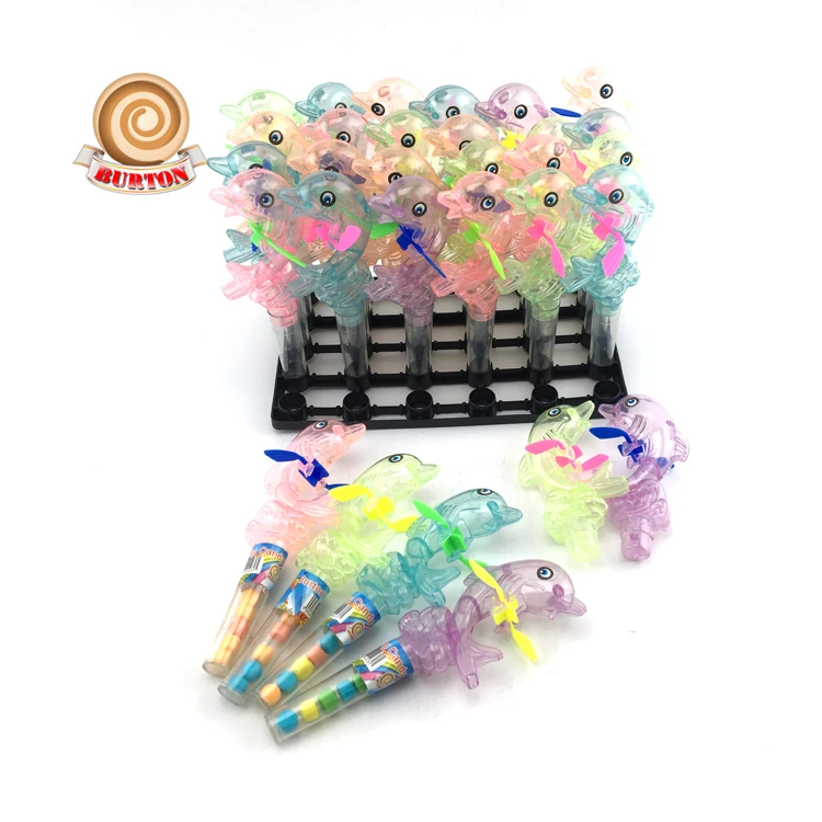 Arabic sweets bon bon candy in whistle dolphin toy candy
