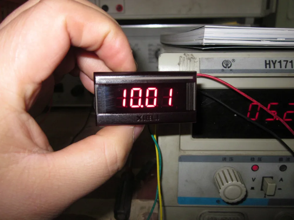 mini designed 3 1/2 digit LED voltmeter