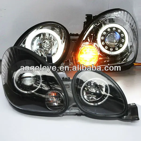 1998-2005 год lexus gs300 gs400 gs430 привело глаза ангела головная лампа черный корпус