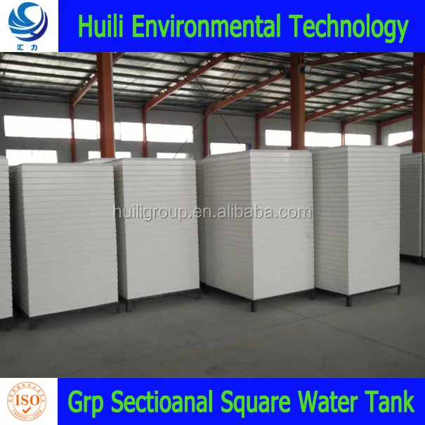 Assembled GRP Water Tank Insulation for Malaysia Kuwait 5000 50000 Gallon Liters Fiberglass Water Tank Price