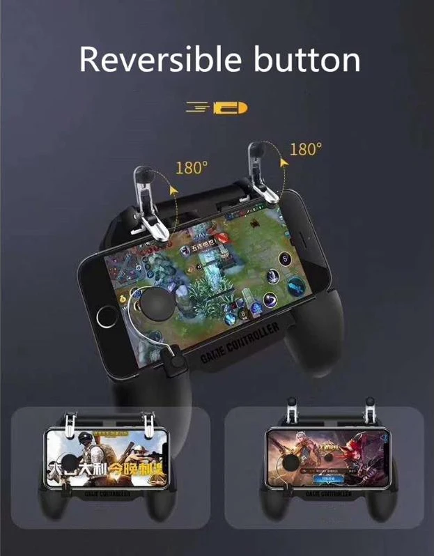 Mobile Phone Cooling Pad Gaming Cooler Radiator Mute Fan Heatsink With Phone Stand Holder Portable Rechargeable Power