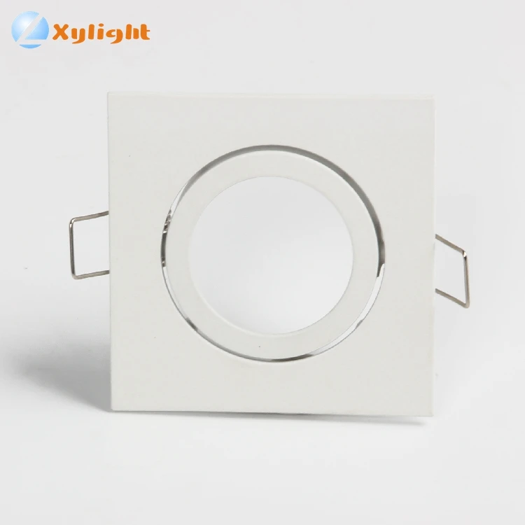 
Recessed square led ceiling down light diameter adjustable 84*84mm downlight gu10 fixture fitting 