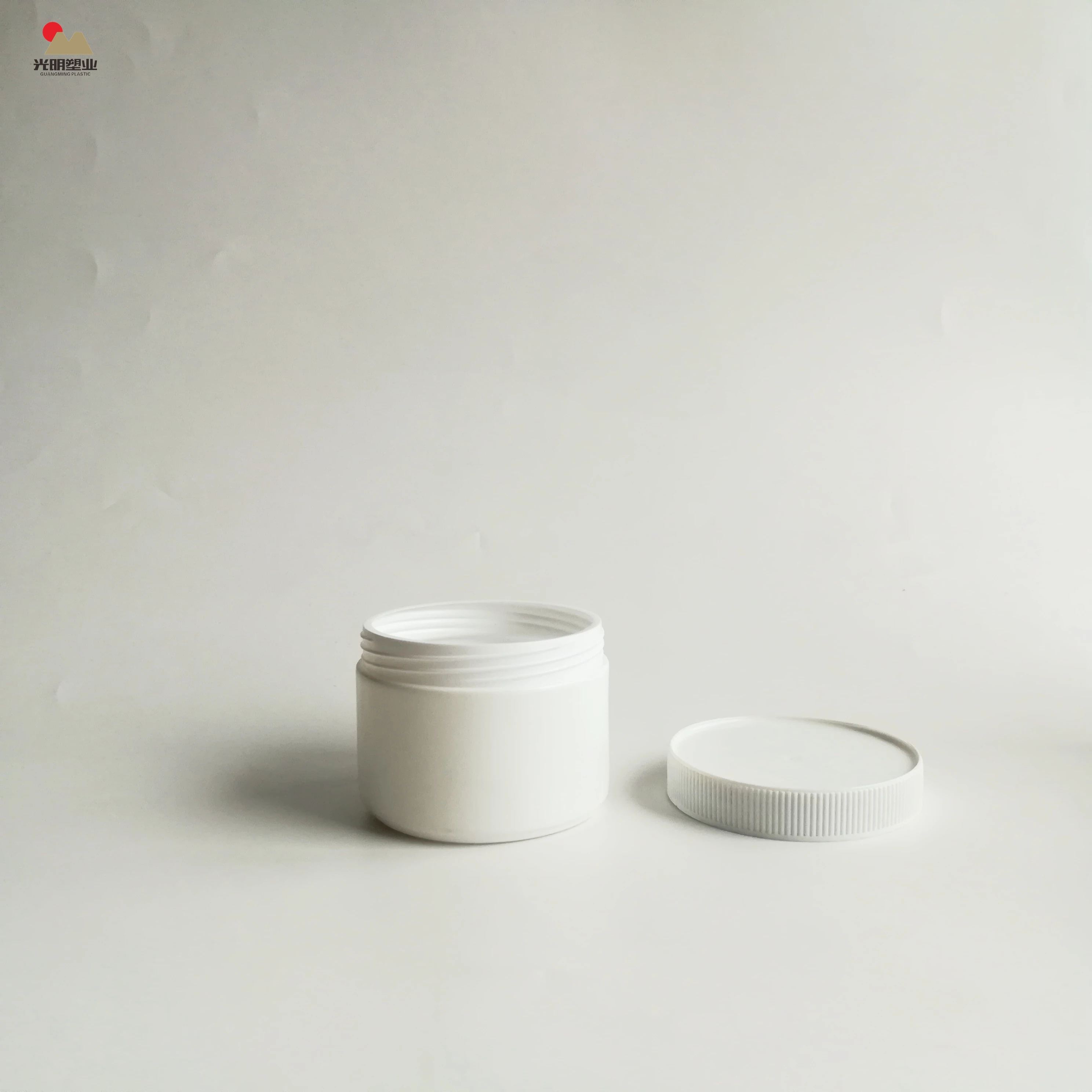 Food Grade 100g 120g white round HDPE protein powder Plastic Jar