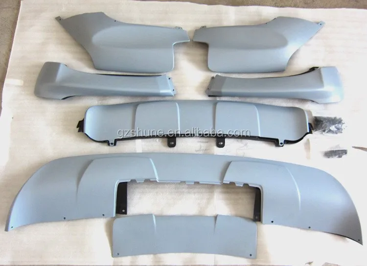 Передняя и задняя противоскользящая пластина ПП для X5 E70 2007-2011 Комплект Aero (оригинальный стиль) автомобильные аксессуары