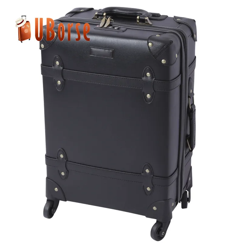 
Pu leather 3 pieces Trolley luggage set,Vintage luggage suitcase,Travel luggage suitcase 