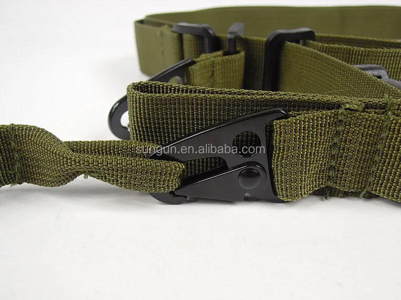 
SUNGUN SLG0014-T TAC SHIELD Universal 3 Point Combat Sling with Qrb <strong><span style=