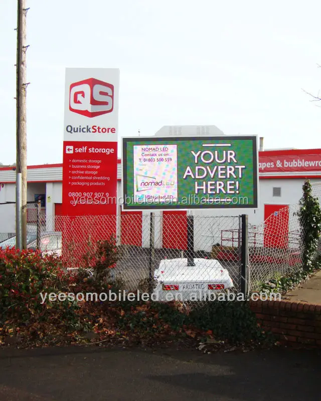 
Shanghai Yeeso trailer mounted led billboard,P4/P6/P8/P10 outdoor truck mounted led display, T5 