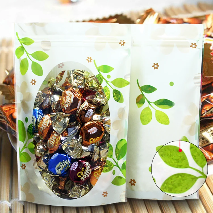 polysmarts Manufacturer Price Stand Up Plastic Zipper Bag, China Best Selling Stand Up Pyramid Tea Bag*